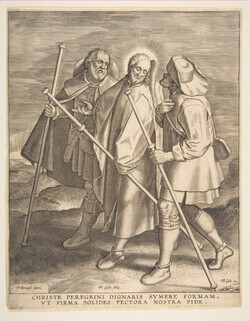 Christ and the Disciples on the Way to Emmaus