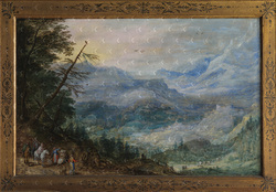 Travelers in the Mountains