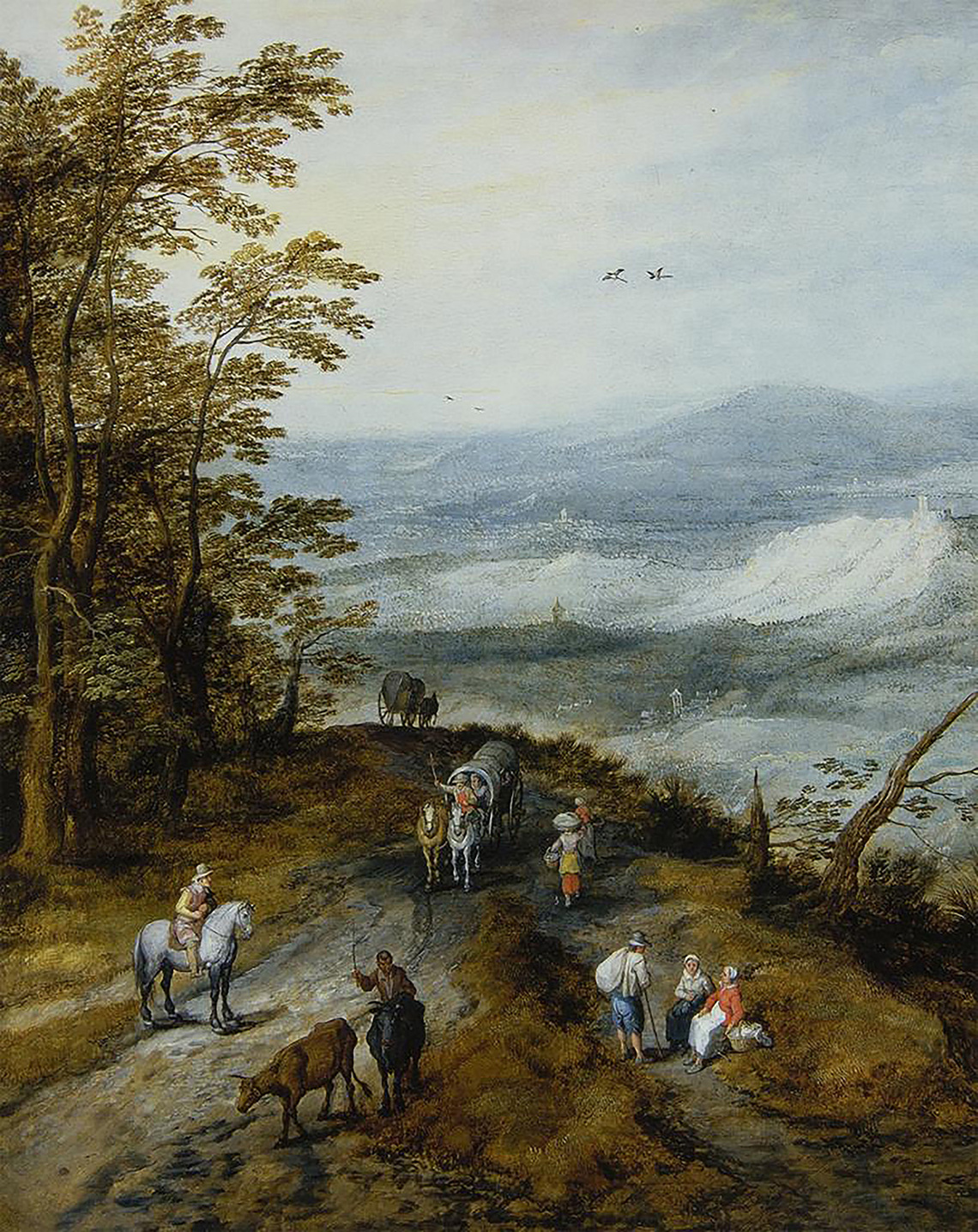 Travelers in a Mountain Landscape