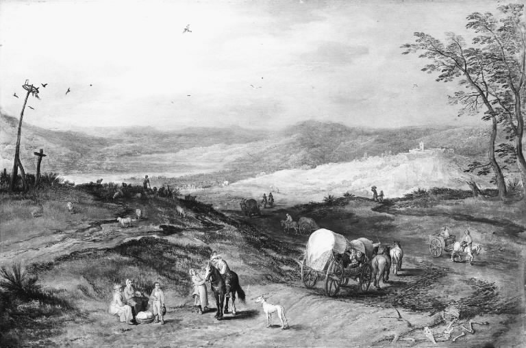Landscape with a Road Leading Past a Place for Execution
