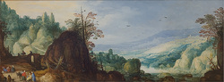 Mountain Landscape with a River