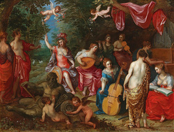 Minerva Visits the Nine Muses