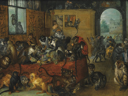 Allegory of Vanity: The Feast of the Monkeys