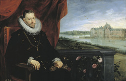 Archduke Albrecht Before Tervueren Castle