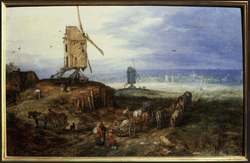 Broad Landscape with Windmills