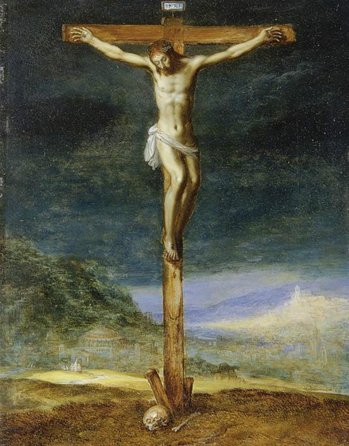 Crucified Christ before Jerusalem/Crucifixion