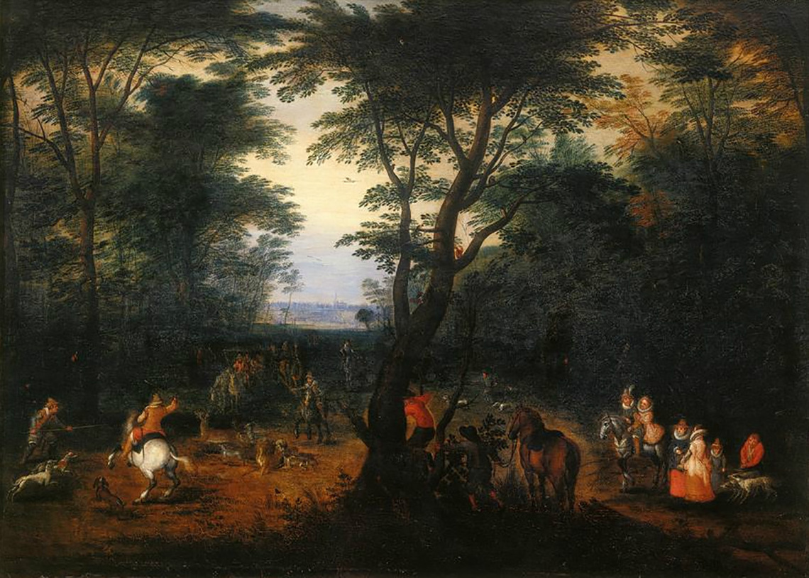 Deer Hunting in the Forest