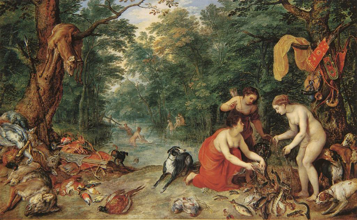 Diana's Nymphs After Fishing
