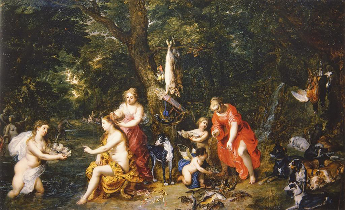 Diana and Her Nymphs After the Hunt