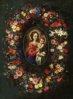 Flower Garland Around the Virgin and Child (Monte Carlo)