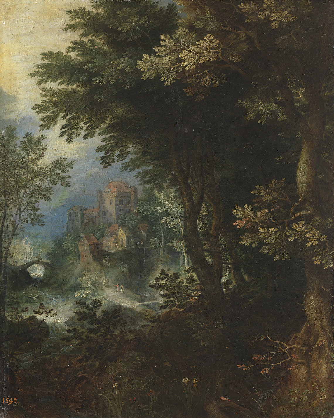 Forest Landscape with Castle