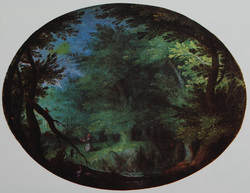 Forest Landscape with Hermit