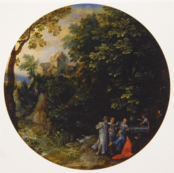 Forest Landscape with the Appearance of the Lord to Abraham at Mamre
