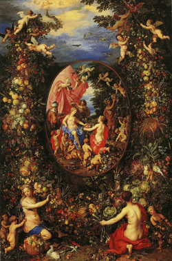 Fruit Garland with Offering to Ceres (Brussels)