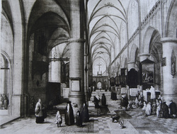 Interior of a Gothic Church (Milan)
