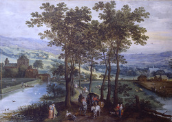 Landscape with Noble Company