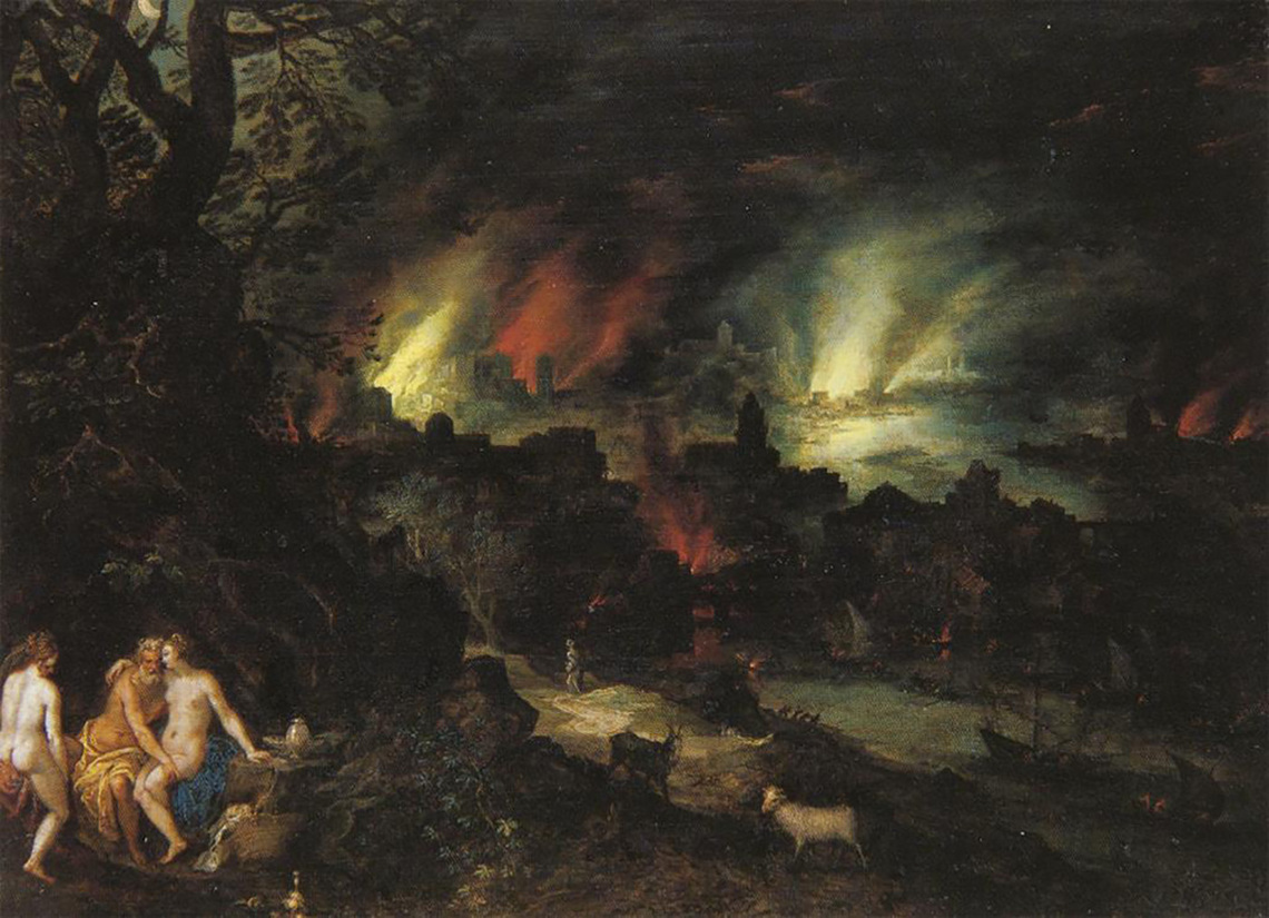 Lot and His Daughters before Sodom (Munich)