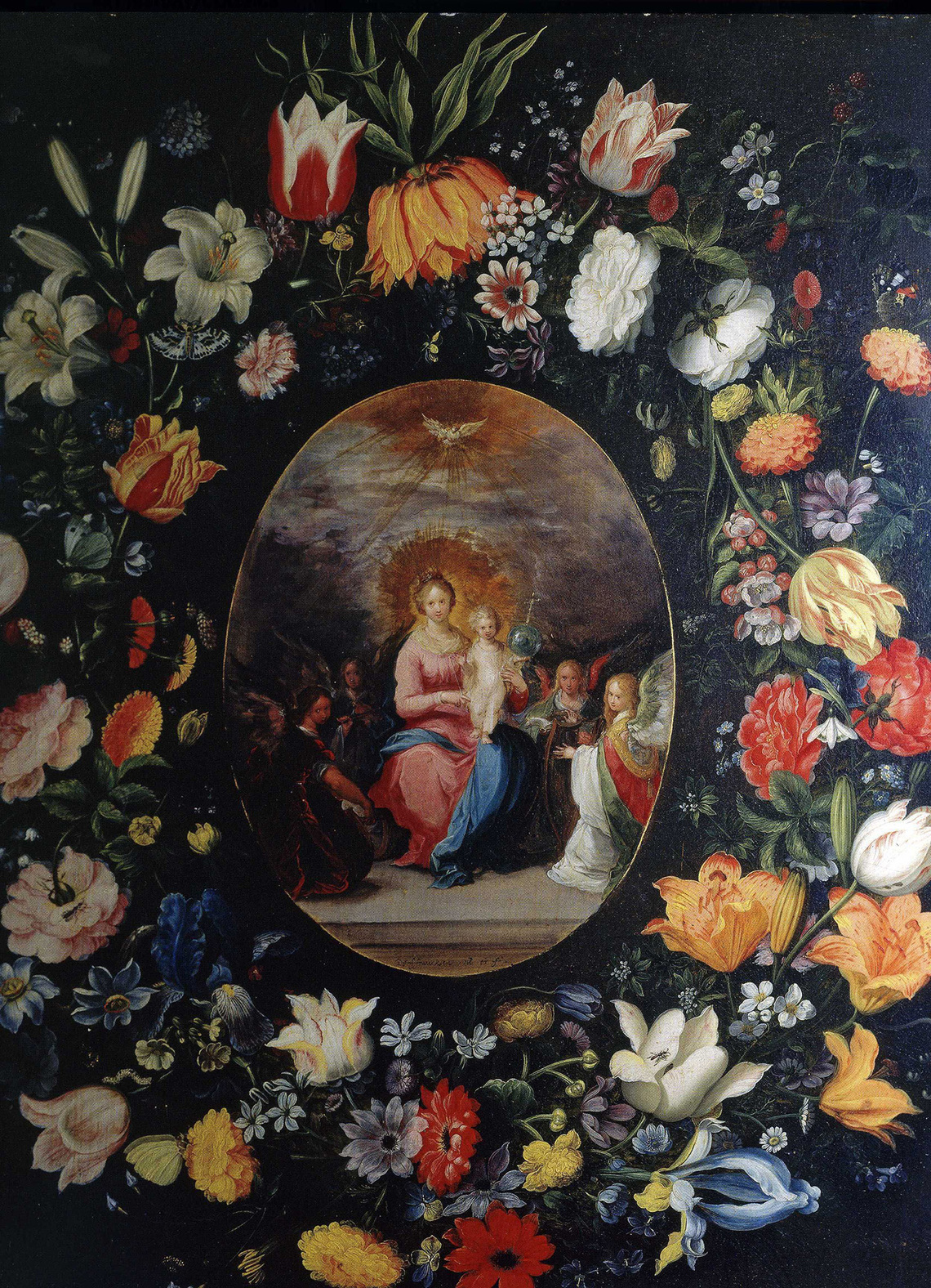 Madonna and Child in a Flower Garland (Gerardsbergen)