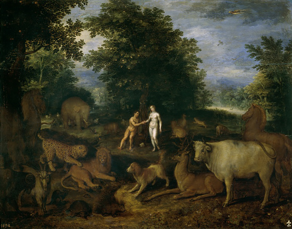 Paradise Landscape with Fall of Man (Madrid)