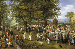Peasant Wedding Banquet with the Archdukes (Madrid)