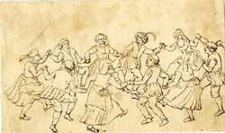 Peasants Dancing in a Circle