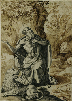 Saint Jerome in a Landscape