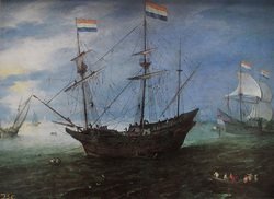 Two Dutch Battle Ships