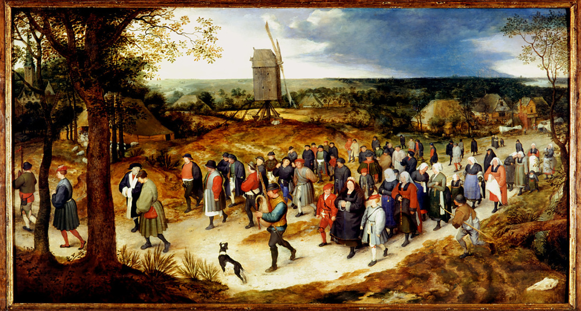 Wedding Procession to a Church (Brussels)