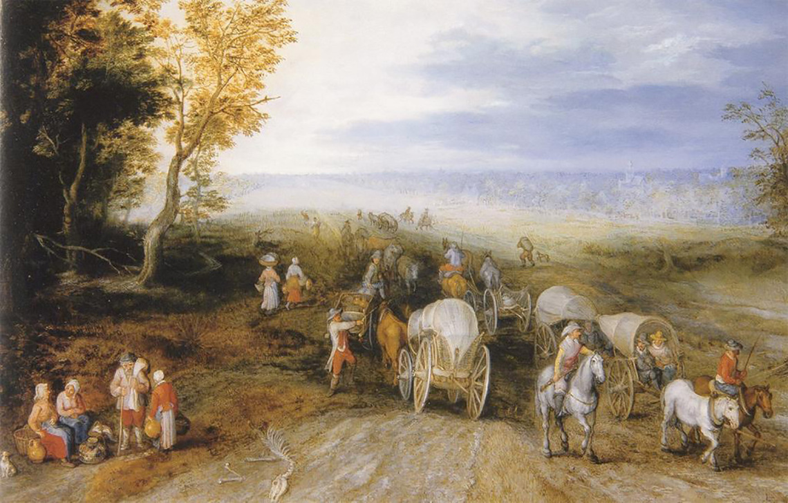 Wide Landscape with Wagons (Marseille)