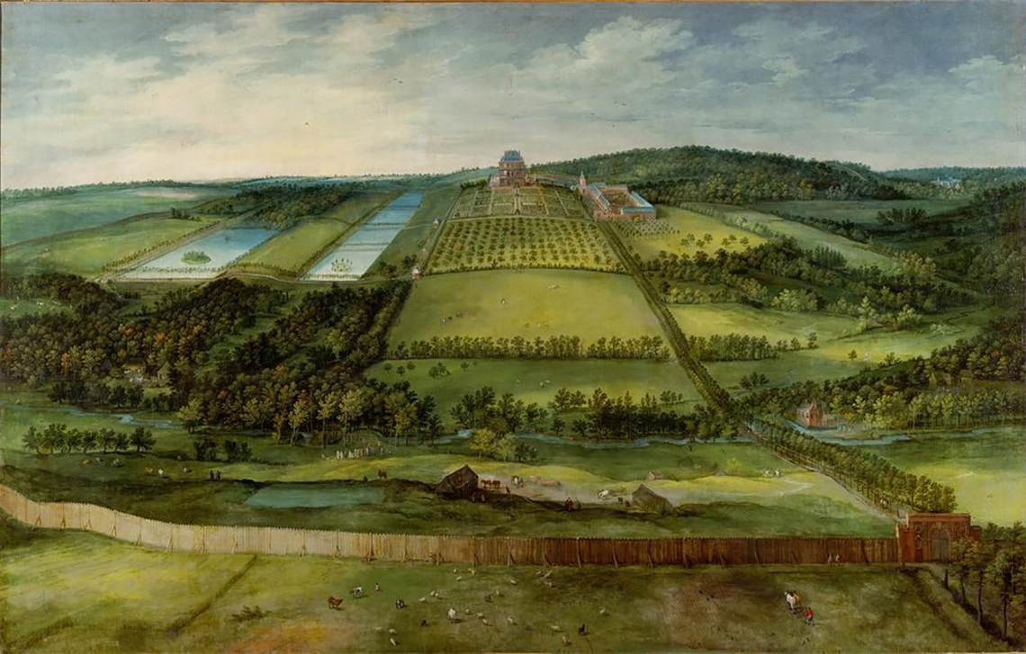 Landscape with Mariemont Castle