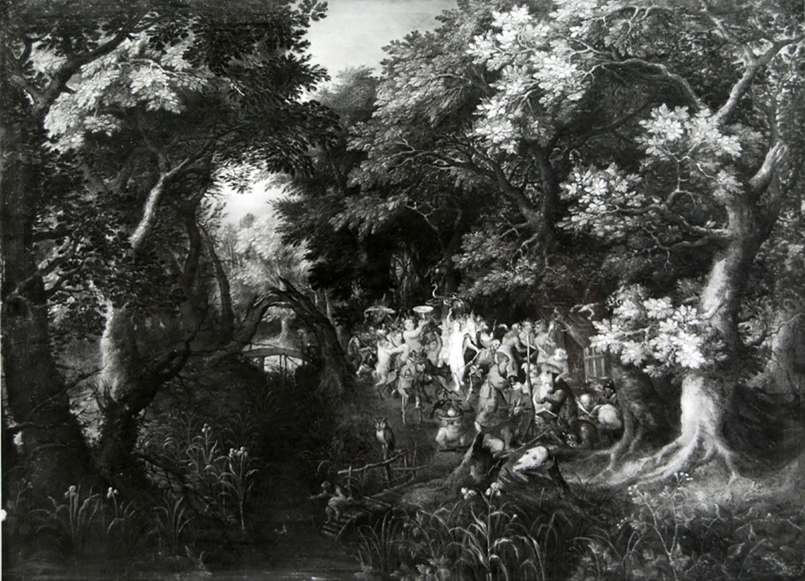 Temptation of St. Anthony in a Forest (Italy)