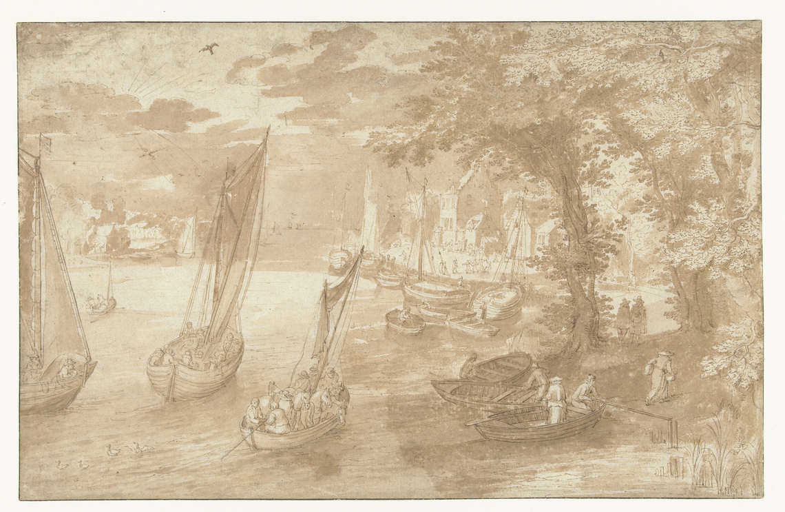 River Landscape with Landing Stage (Amsterdam RP-T-1881-A-132)