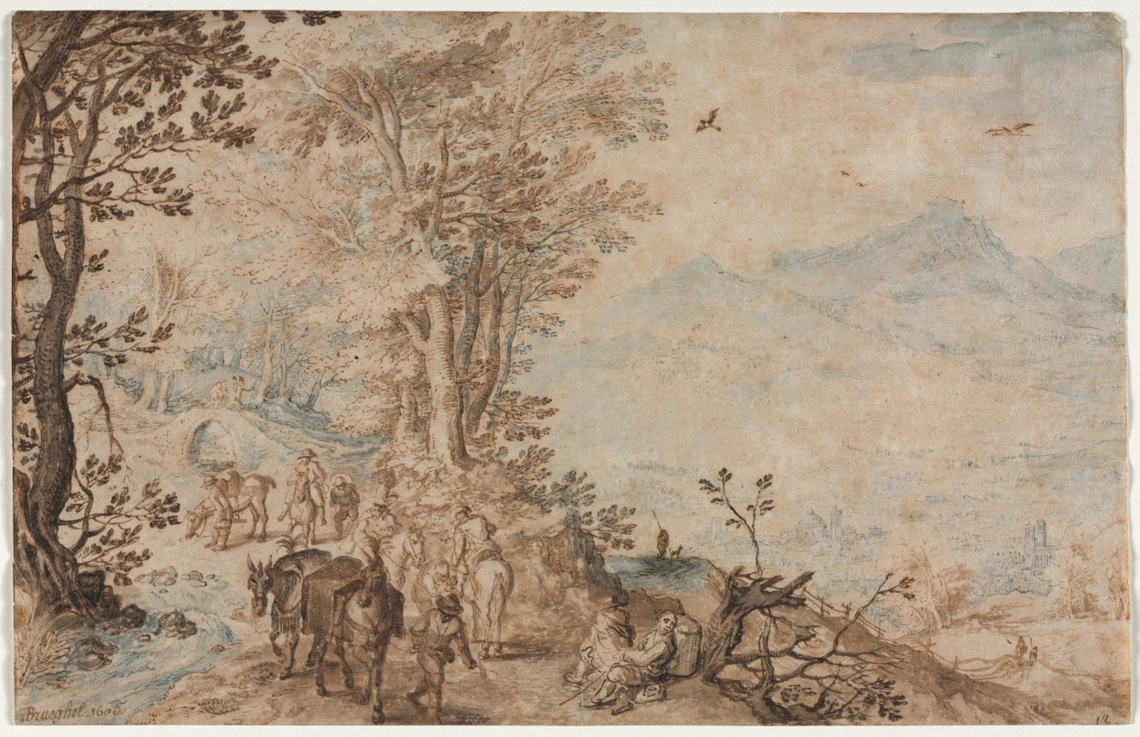 Landscape with Travelers (Cleveland)