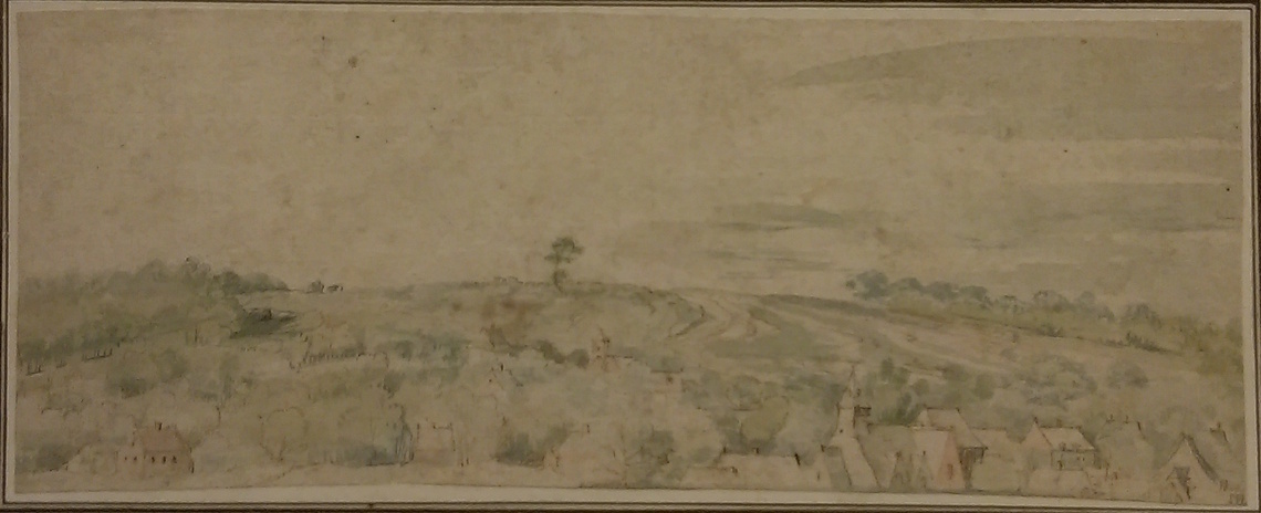 Hilly Landscape with Village in the Foreground