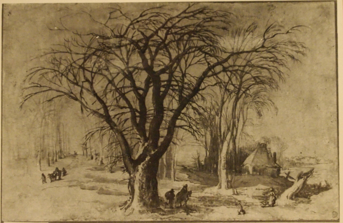 Winter Landscape with Travellers