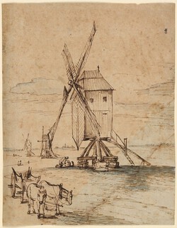 Landscape with Three Windmills