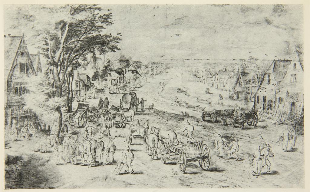 View of a Village with a Canal